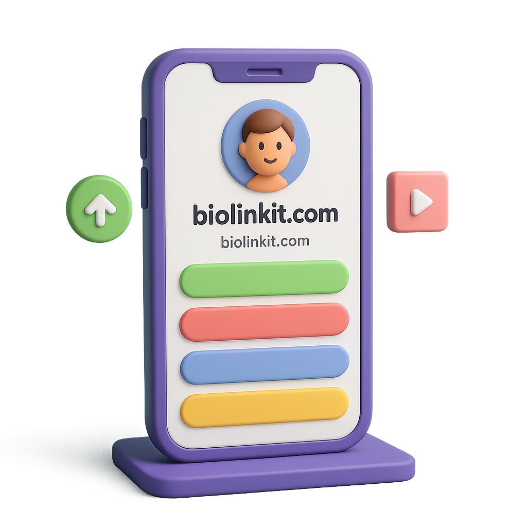 Linktree, pero con la leyenda biolinkit.com